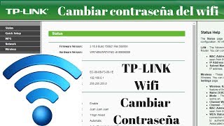 COMO CAMBIAR LA CONTRASEÑA DE MI WIFI TPLINK 2025 [upl. by Toddy680]