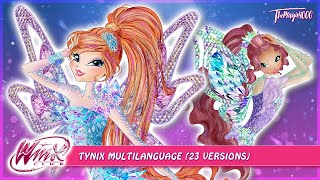 Winx Club  Tynix Multilanguage 23 LANGUAGES 23 VERSIONS TynixWeek [upl. by Yarahs]