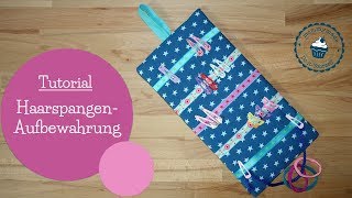 HaarspangenAufbewahrung  Utensilo  hair accessories storage  DIY Bastelanleitung  mommymade [upl. by Wiltshire318]