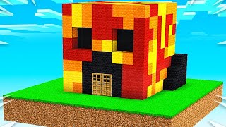 Preston vs Brianna Sky House Battle  Minecraft [upl. by Winfred]