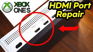 XBOX One S HDMI Port Replacement Broken HDMI Connector Repair [upl. by Turnbull]