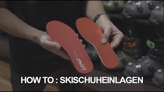 Einlegesohlen bei Skischuhen  engelhorn sports [upl. by Moffit]