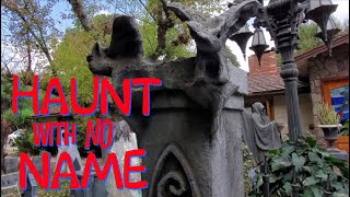 DIY Halloween Decorations  Halloween Display Walkthrough Tour  Haunt With No Name [upl. by Morocco199]