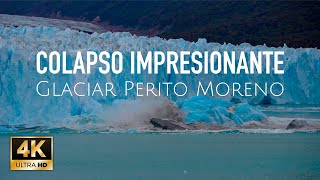 ❄️ Desprendimiento HISTÓRICO Glaciar Perito Moreno ❄️ Base collapse glacier amazing [upl. by Leirvag]