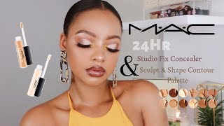 MAC 24Hr Concealer amp Sculpting Palette Review  MIHLALI N [upl. by Ocimad]