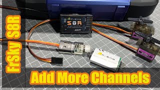 How to setup 8 channels on FrSky S8R using SBUS [upl. by Yeltneb]