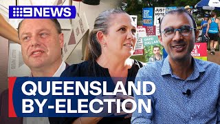 Votes being counted across Queensland in state byelections  9 News Australia [upl. by Enyawad808]