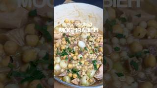 Plantbased Moghrabieh  full recipe link below👇🏼moghrabieh lebanesefood plantbased [upl. by Maro]