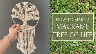 The Original  Macrame ‘Tree of Life’ Tutorial [upl. by Nahem]