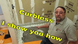 Curbless shower install how its done [upl. by Rooney]