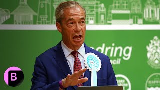 UK Election Results Farage Says Reform UK Will Fill Gap in CenterRight [upl. by Ennayoj212]