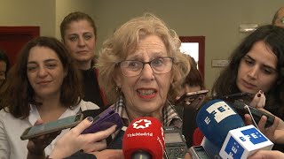 Carmena quotLa humanidad está harta de violencia y jerarquíasquot [upl. by Eceinal800]