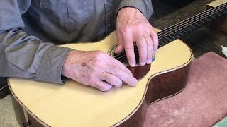 Quick pickguard installation on acoustic guitar [upl. by Netta]