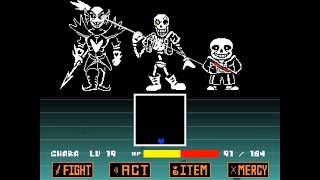 unitaleCYF Disbelief papyrus full battleampSome easter eggs undertale fangame [upl. by Niliac5]