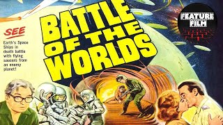 SCIFI HORROR Battle of the Worlds 1961  Italian space adventure movie [upl. by Eetnuahs]