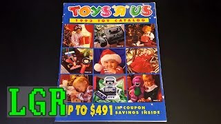 LGR  1993 ToysquotRquotUs Catalog Nostalgia [upl. by Metsky659]