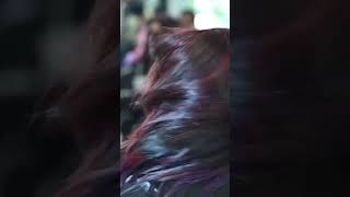 New burgundy colourtrending hair colorsbeautyshortvideo shortsshortsfeed [upl. by Pallaten]