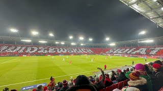 Widzew Łódź  Pogoń Szczecin 16122023  Oprawa Widzewskich Świąt [upl. by Wons]