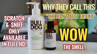 Bulldog Beard Oil and Conditioner  48 Year Old Beard Virgins REVIEW [upl. by Erdnael]