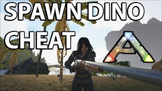 Spawn Dino Cheat Console Command Ark Survival Evolved How to and Tips [upl. by Novaj640]