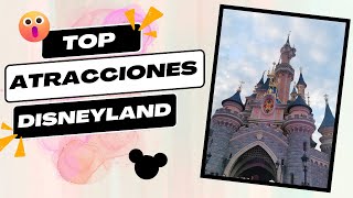 las MEJORES ATRACCIONES de DISNEYLAND PARIS [upl. by Boeschen]