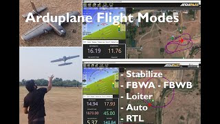 Beginners Tutorial Arduplane Flight Modes [upl. by Mcgee]