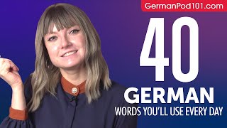 10 German Words Youll Use Every Day  Basic Vocabulary 41 [upl. by Eissert]