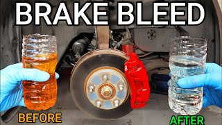 How To Bleed Your Brakes  BY YOURSELF [upl. by Araccot393]