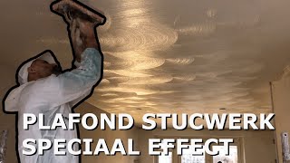 Stucologie plafond stucwerk  Speciaal effect [upl. by Okechuku]