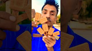 yummy🤤Parle G biscuit 🍪 aur Barone chocolate 🍫patanjlicreambiscuit5050shortviralshortfeed [upl. by Gala]