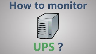 How to monitor UPS parameters via SNMP protocol [upl. by Sibie]