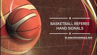 BASKETBALL REFEREE HAND SIGNALS [upl. by Dnalsor]