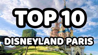 4K TOP 10 MEJORES ATRACCIONES DE DISNEYLAND PARIS [upl. by Isteb]