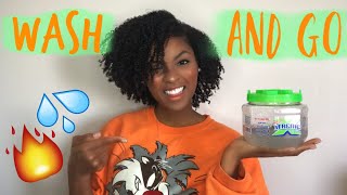 WASH amp GO ROUTINE USING WETLINE XTREME GEL  THE HYPE IS REAL 💦🔥 [upl. by Delfine329]