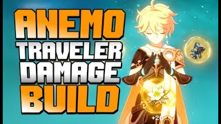 Anemo Traveler DPS Build  Best Artifacts and Weapons Genshin Impact [upl. by Verger]