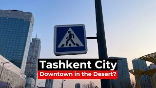 Tashkent City Walking Tour Street sounds [upl. by Thinia]