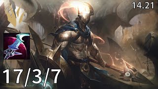 Pantheon Jungle vs Zed  EUW challenger  Patch 1421 [upl. by Catima]