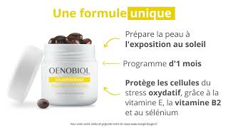 Oenobiol Solaire Intensif Préparateur Peau Sensible Complément Alimentaire  Publicité téléTV [upl. by Rodmann]