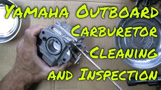 How to Clean 40HP 2 Stroke Yamaha Outboard Carburetors No Ultrasonic Cleaner [upl. by Nwadrebma]