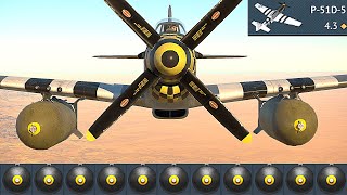 How to KILL enemies with ELEGANCE🔥MUSTANG P51D5  War Thunder 😱 [upl. by Dinny122]