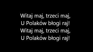 Rajnold Suchodolski  Mazurek Trzeciego Maja tekst [upl. by Berstine508]