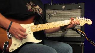 Fender Mustang II video review demo Guitarist Magazine HD [upl. by Nosreffej]