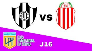 Central Córdoba 21 Barracas Central en vivo LIGA PROFESIONAL ARGENTINA Jornada 16 [upl. by Jasisa124]