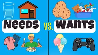 Needs and Wants Explained  Facts for kids [upl. by Trever785]