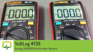 Voltlog 139  Aneng AN8009 Multimeter Review [upl. by Zaller]