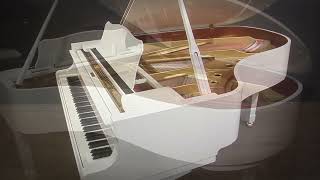 Yamaha C5 67quot Grand Piano Four Star Reconditioned White [upl. by Amikan135]