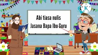 Jasa Guru  lirik lagu emrosjalatrang [upl. by Garey]