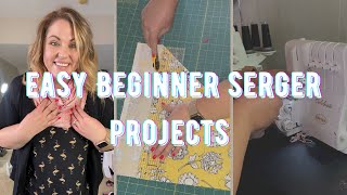 Quick and Easy Beginner Serger Projects serger sewingtutorial [upl. by Monk]