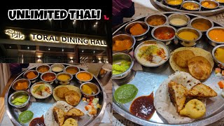 VAPI FOOD  Unlimited Thali at Toral Dining Hall  Kathiyawadi Food [upl. by Dwaine]