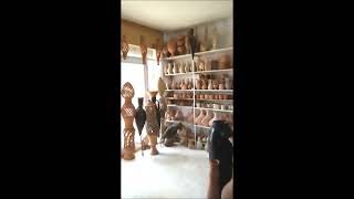 Atelier de Poterie Fathi Ben Aissa à Guellala de Djerba [upl. by Fechter]